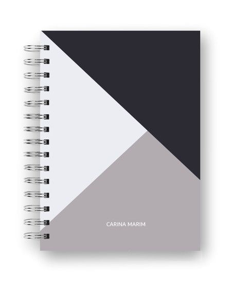 Caderno Carina Marim Minimalista